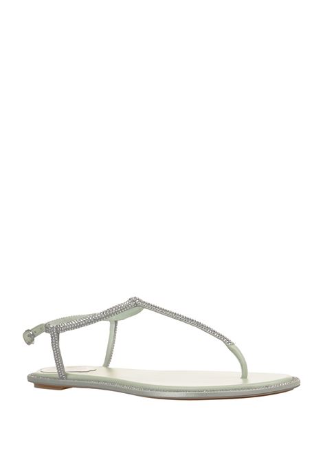 Green Diana Low Jewel Sandals RENE' CAOVILLA | C11574-010-R001Y211